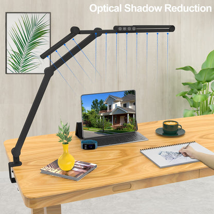 Architect LED Desk Lamp With Clamp Ultra Bright Table Lamp With Automatic Dimming For Home Office 2