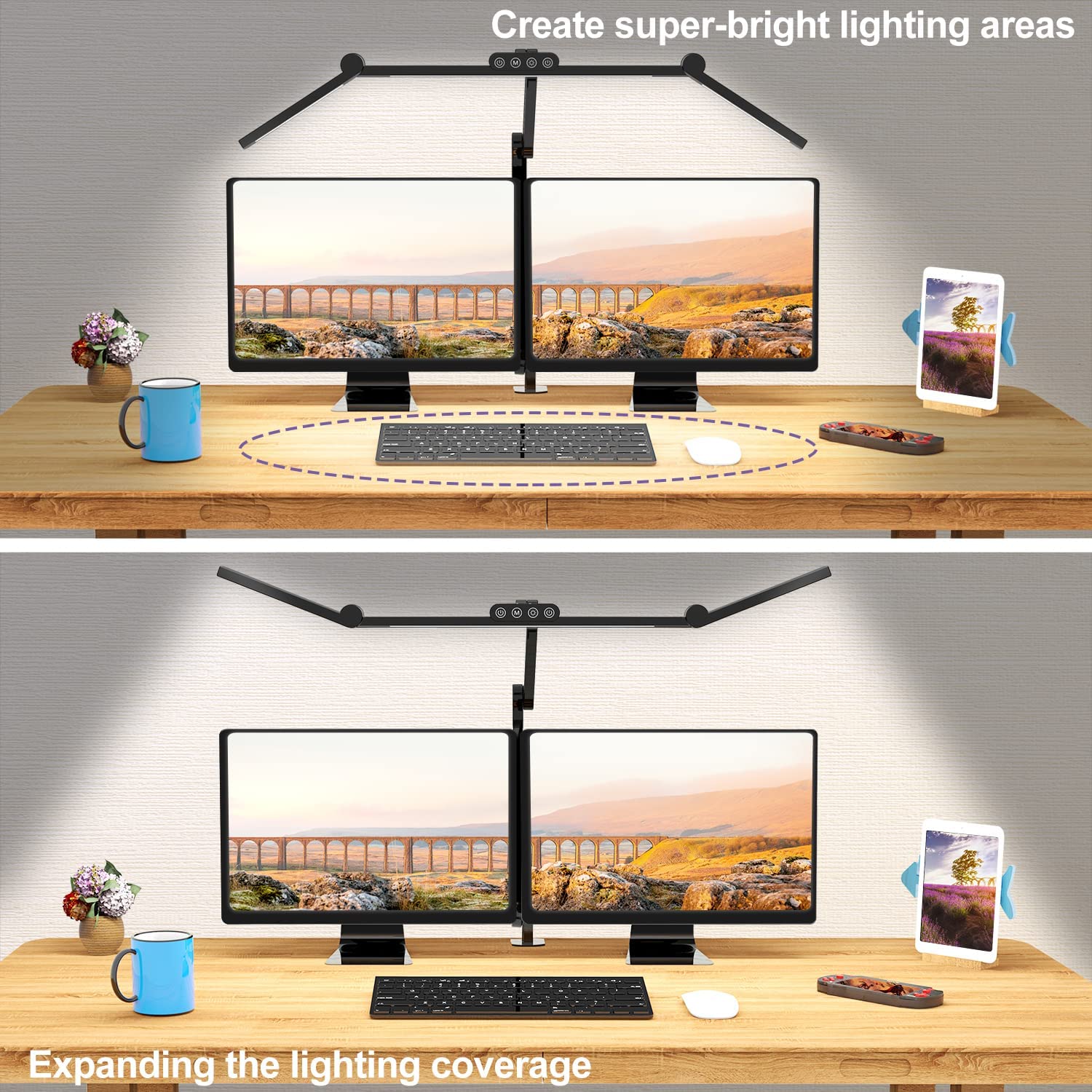 Architect LED Desk Lamp With Clamp Ultra Bright Table Lamp With Automatic Dimming For Home Office 3