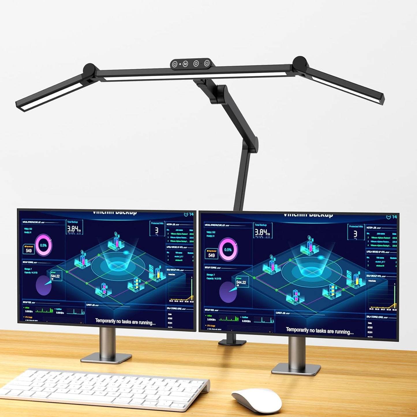 Architect LED Desk Lamp with Clamp, Ultra Bright Table Lamp with Automatic Dimming for Home Office