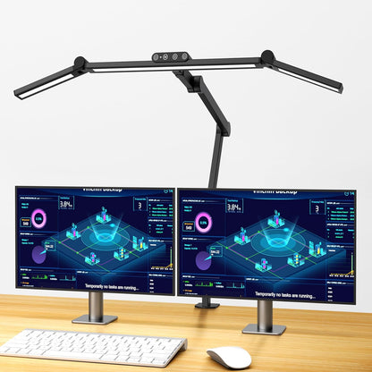Architect LED Desk Lamp with Clamp, Ultra Bright Table Lamp with Automatic Dimming for Home Office