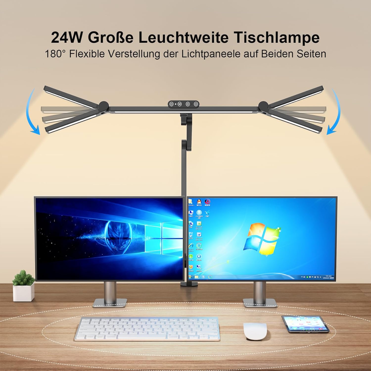 Architect LED Desk Lamp With Clamp Ultra Bright Table Lamp With Automatic Dimming For Home Office 5