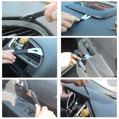 Stainless Steel Pry Plate Buckle Driver  Interior Panel  Audio Navigation Removal Tool For Car Modi 7