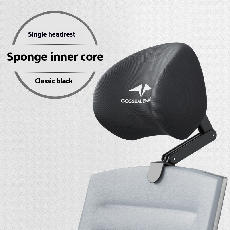 New Office Chair Adjustable Headrest Ergonomically Designed Pillow Waist Protection Cushion Retract 3