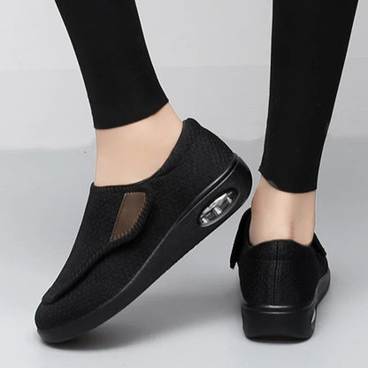 Casual Orthopedic WideFit Walking Shoes  Soft Adjustable Comfort Shoes For Swollen Feet  Diabetic S