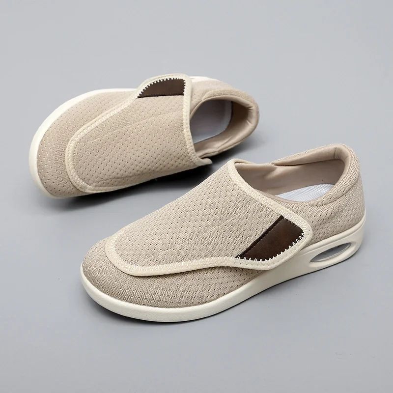 Casual Orthopedic WideFit Walking Shoes  Soft Adjustable Comfort Shoes For Swollen Feet  Diabetic S