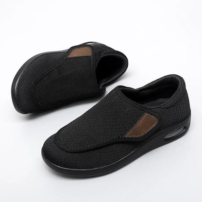 Casual Orthopedic WideFit Walking Shoes  Soft Adjustable Comfort Shoes For Swollen Feet  Diabetic S