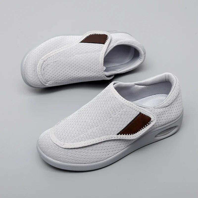 Casual Orthopedic WideFit Walking Shoes  Soft Adjustable Comfort Shoes For Swollen Feet  Diabetic S