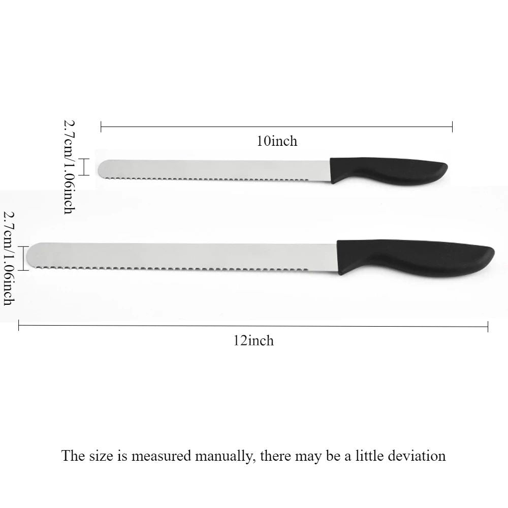 ProSlice 12 Serrated Bread  Cake Cutter Knife  Precision Stainless Steel Baguette Knife 1