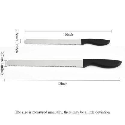 ProSlice 12 Serrated Bread  Cake Cutter Knife  Precision Stainless Steel Baguette Knife 1