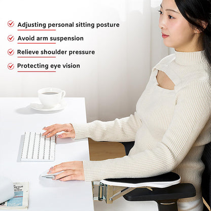 Computer Arm Support Bracket For Office Desk With Wrist Rotation 1