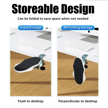 Computer Arm Support Bracket For Office Desk With Wrist Rotation 3