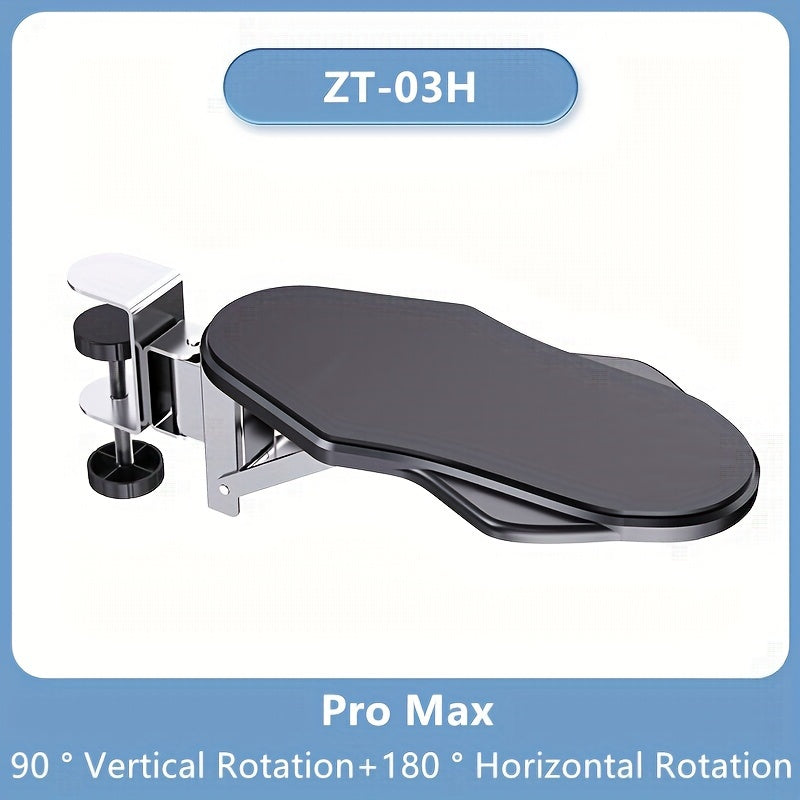 Computer Arm Support Bracket For Office Desk With Wrist Rotation 9