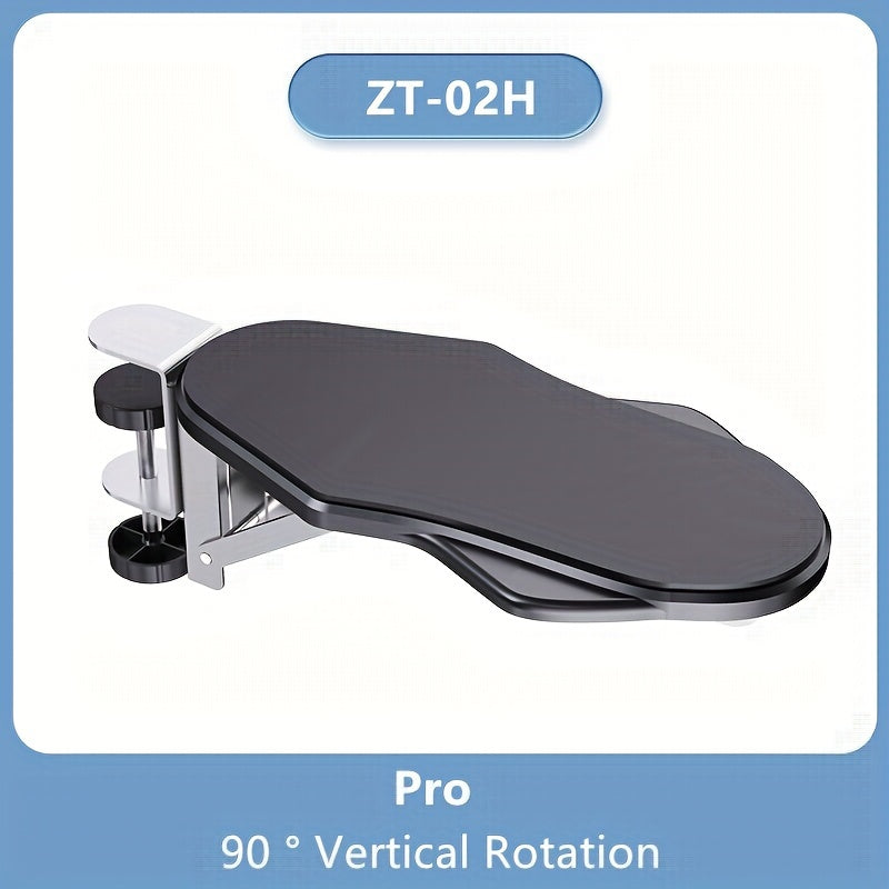 Computer Arm Support Bracket For Office Desk With Wrist Rotation 7