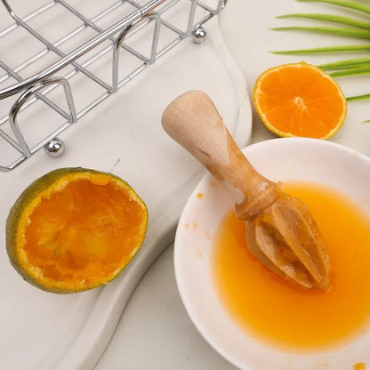Wooden Citrus Reamer  Manual Lemon  Orange Hand Juicer Portable Mini Fruit Squeezer Kitchen Gadget 2