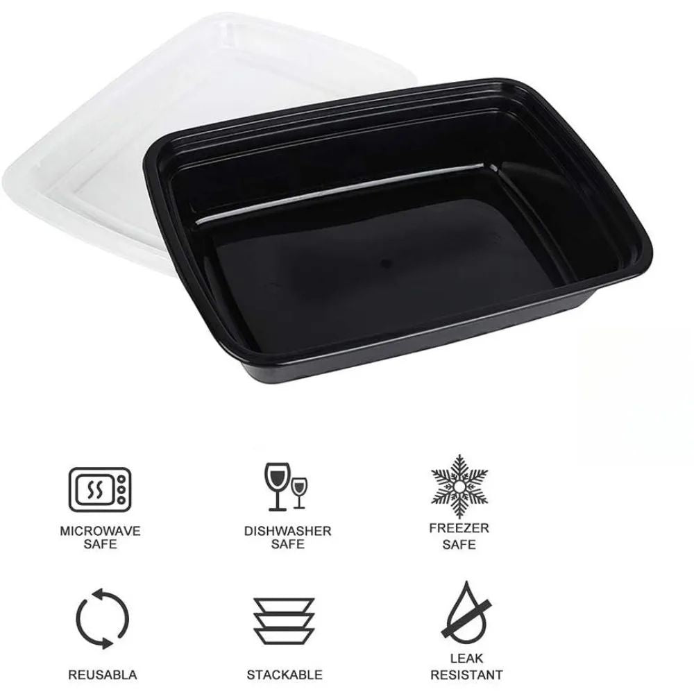 Everyday 10Piece BPAFree Stackable Lunch Box  Cutlery Set 1