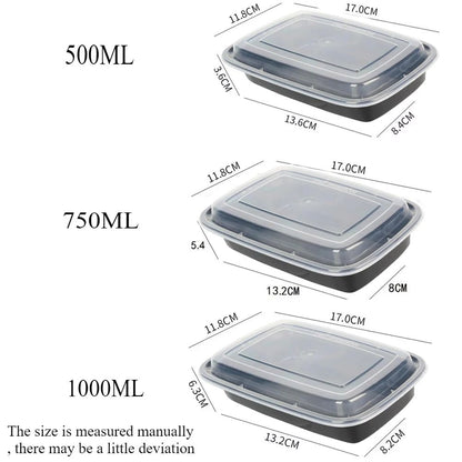 Everyday 10Piece BPAFree Stackable Lunch Box  Cutlery Set 4