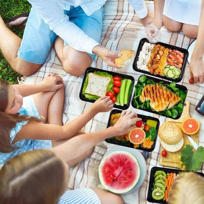Everyday 10Piece BPAFree Stackable Lunch Box  Cutlery Set 5