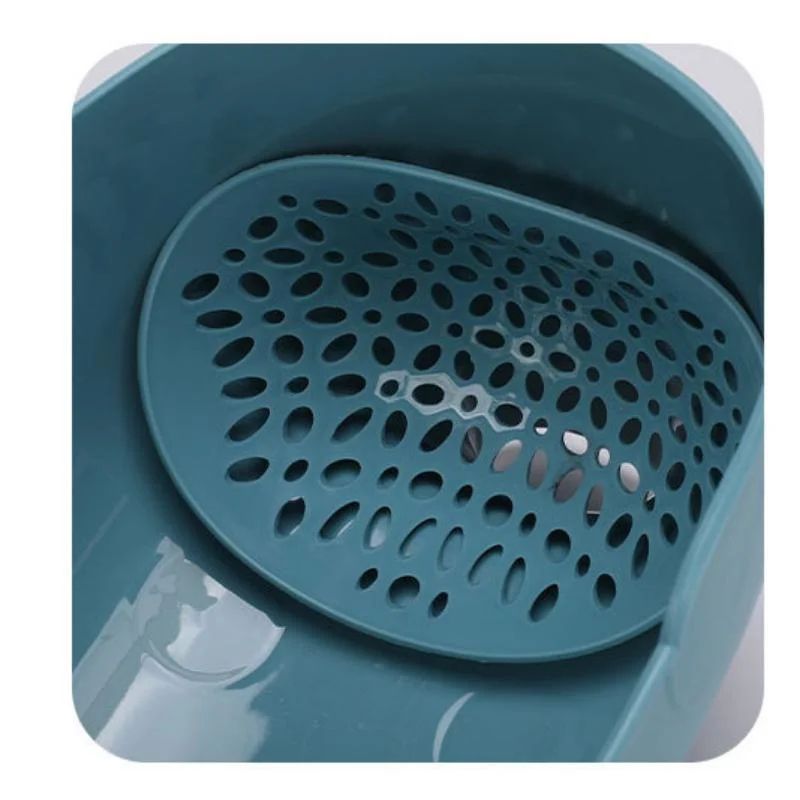 ElephantShaped Kitchen Sink Filter Basket  DryWet Separation Drain Strainer  Hanging Vegetable Wash 9