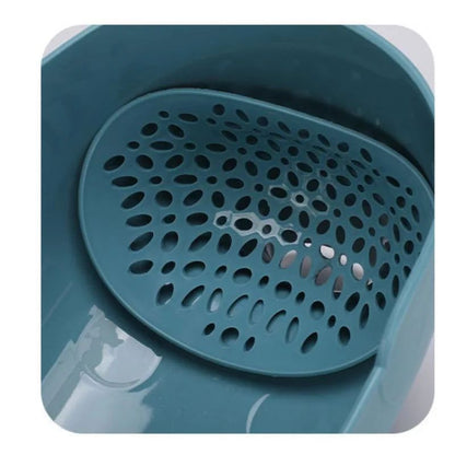 ElephantShaped Kitchen Sink Filter Basket  DryWet Separation Drain Strainer  Hanging Vegetable Wash 9