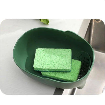 ElephantShaped Kitchen Sink Filter Basket  DryWet Separation Drain Strainer  Hanging Vegetable Wash 10
