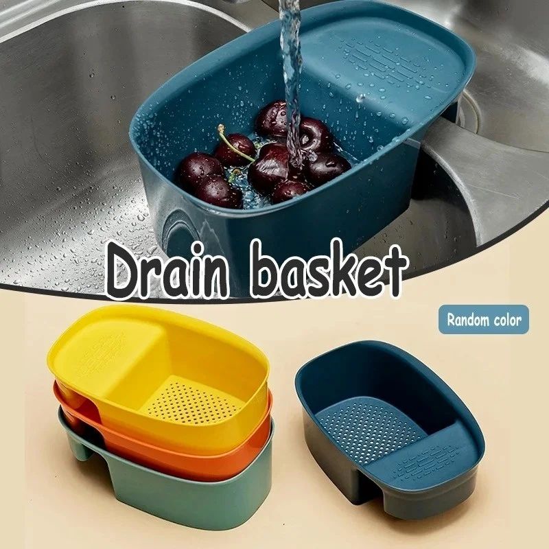 ElephantShaped Kitchen Sink Filter Basket  DryWet Separation Drain Strainer  Hanging Vegetable Wash 11