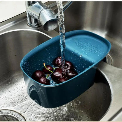 ElephantShaped Kitchen Sink Filter Basket  DryWet Separation Drain Strainer  Hanging Vegetable Wash 12