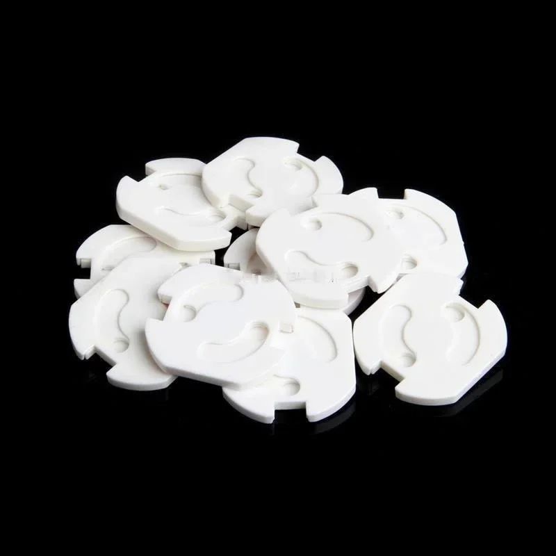 10Pack EU Power Socket Safety Guards  ChildProof Outlet Protectors With Rotating AntiElectric Shock 1