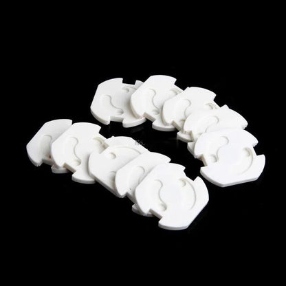 10Pack EU Power Socket Safety Guards  ChildProof Outlet Protectors With Rotating AntiElectric Shock 2