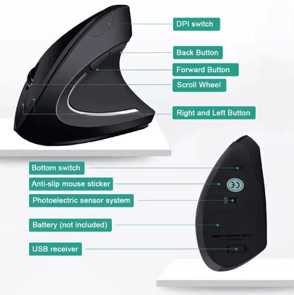 ErgoWave Wireless Vertical Mouse 1