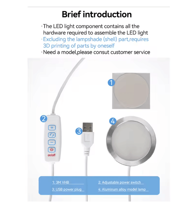 BambuLab Led Light Kit Upgrade 1