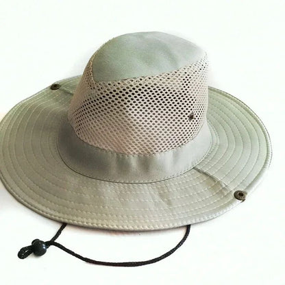 Summer Mesh Outdoor Fishing Hat  Breathable Lightweight Sun Protection Fisherman Hat 7 Colors 10