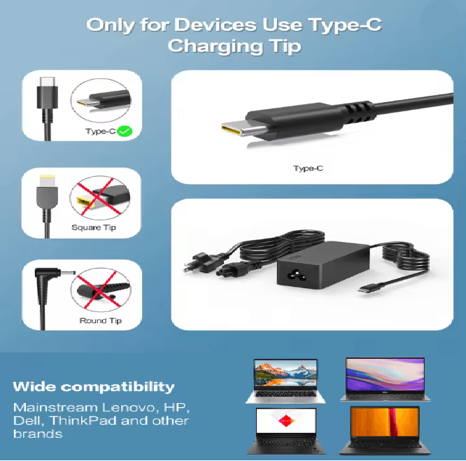 PowerMax 65W Usb C Laptop Charger 2