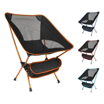 Outdoor Portable Folding Chair  Lightweight Beach BBQ Travel  Hiking Seat For Easy Carry Convenienc 2