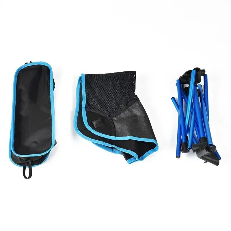 Outdoor Portable Folding Chair  Lightweight Beach BBQ Travel  Hiking Seat For Easy Carry Convenienc 4