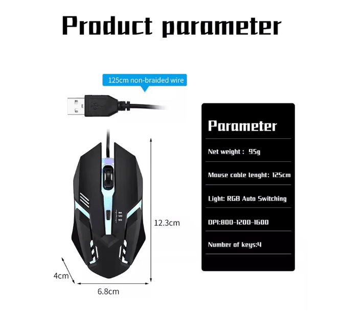 NovaGrip Ergonomic Gaming Mouse 3