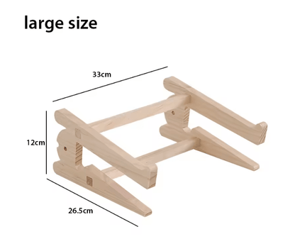 WoodRise Vertical Laptop Stand 5