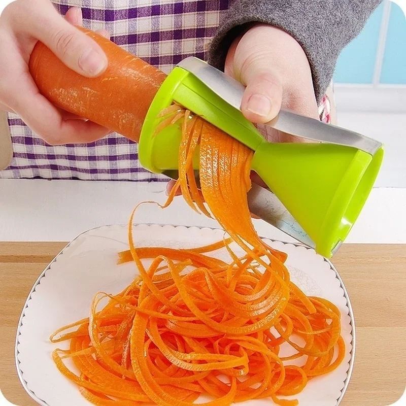 Vegetable Spiralizer & Julienne Peeler Bundle – Stainless Steel Spiral Slicer & Julienne Cutter for Fruits and Veggies