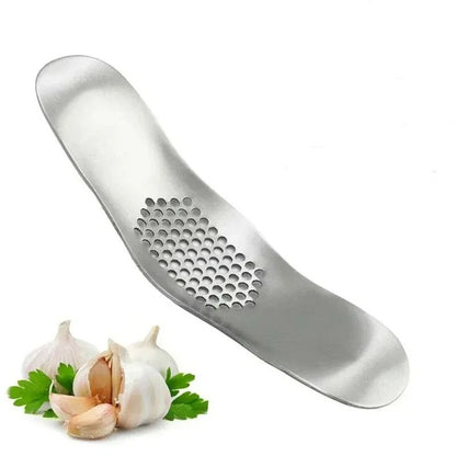 Stainless Steel Garlic Press Crusher  Manual Garlic Mincer For Cooking Fruit  Vegetable Chopping 10