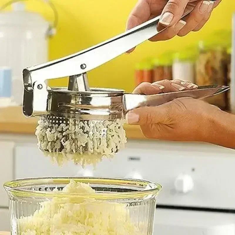 Stainless Steel Potato Ricer  Masher Press  Fruit  Vegetable Puree Squeezer For Smooth Mash And Jui 2
