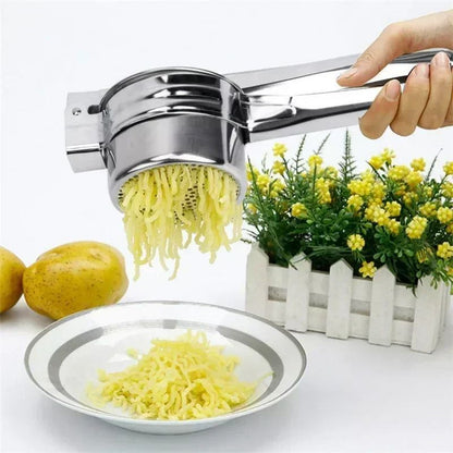 Stainless Steel Potato Ricer  Masher Press  Fruit  Vegetable Puree Squeezer For Smooth Mash And Jui 3