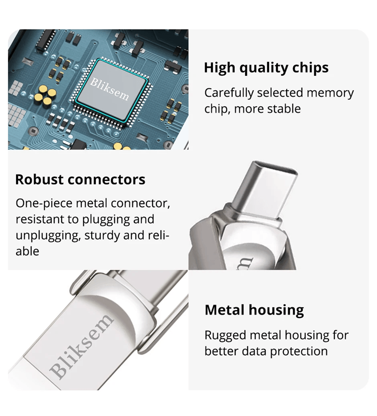 DualPort Type C Usb Flash Drive 2
