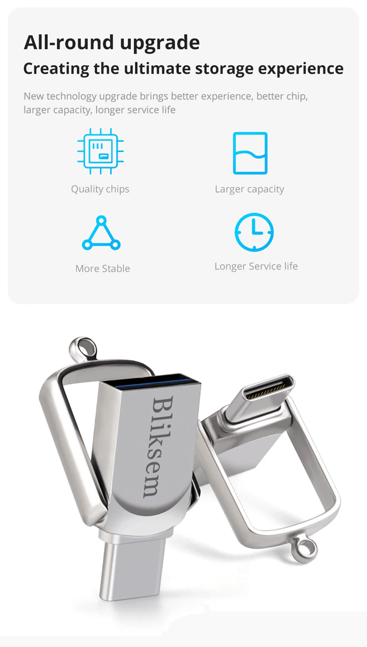 DualPort Type C Usb Flash Drive 3
