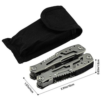15in1 MultiTool Folding Pliers  Creative Outdoor Camping Survival Tool With Nylon Carry Bag 5