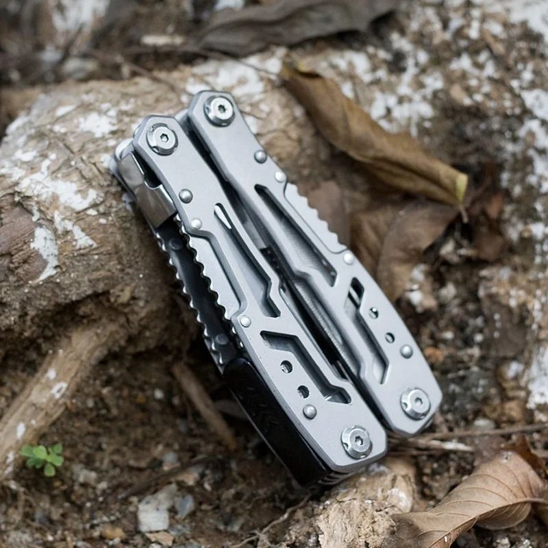 15in1 MultiTool Folding Pliers  Creative Outdoor Camping Survival Tool With Nylon Carry Bag 6