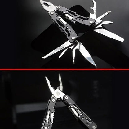15in1 MultiTool Folding Pliers  Creative Outdoor Camping Survival Tool With Nylon Carry Bag 8
