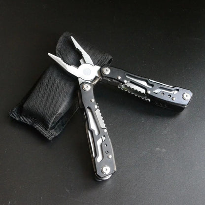 15in1 MultiTool Folding Pliers  Creative Outdoor Camping Survival Tool With Nylon Carry Bag 14