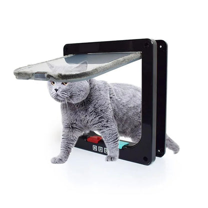 Two-Way Pet Door Hole – Safe Entry & Exit Flap for Cats and Small Dogs, Practical Indoor Pet Access Door