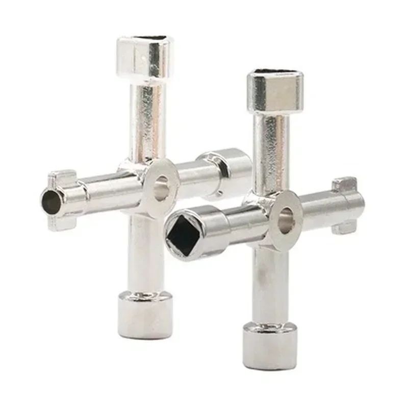 4in1 Multifunction Utility Switch Wrench  Universal Square  Triangle Key For Electricians Plumbers  3