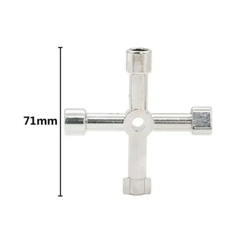 4in1 Multifunction Utility Switch Wrench  Universal Square  Triangle Key For Electricians Plumbers  4