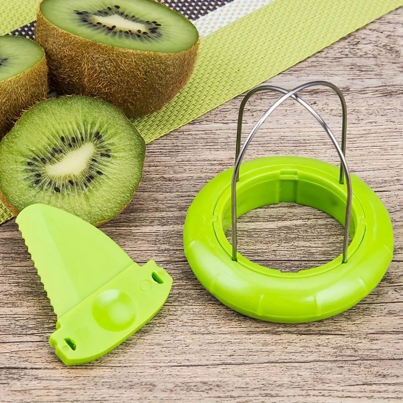 Kiwi Fruit Slicer  Peeler  EasytoUse Stainless Steel Blade Kitchen Gadget For Quick Kiwi Prep 1